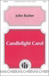 Candlelight Carol SATBB choral sheet music cover
